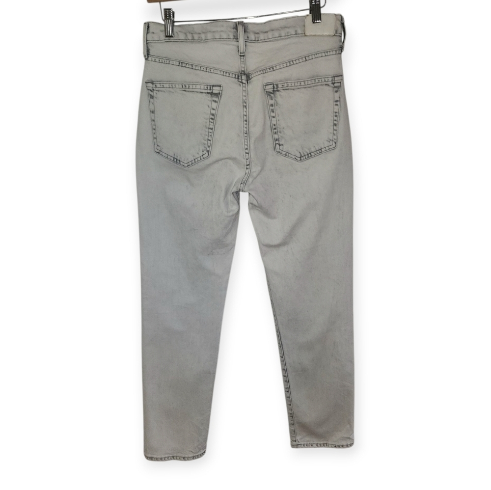 Edwin Orbital Grey Straight Y2K 90's Button Fly Preppy Denim Jeans Women's - Picture 5 of 10